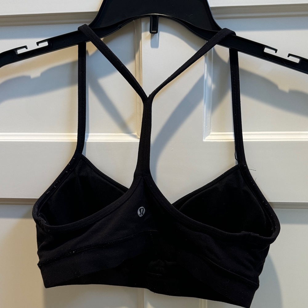 lululemon athletica Black Strappy Back Sports Bra